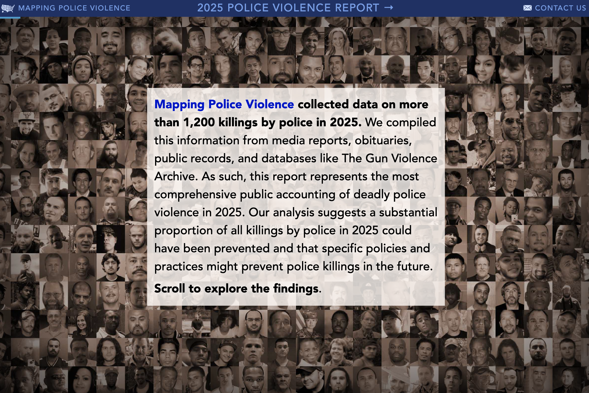 2025 Police Violence Report