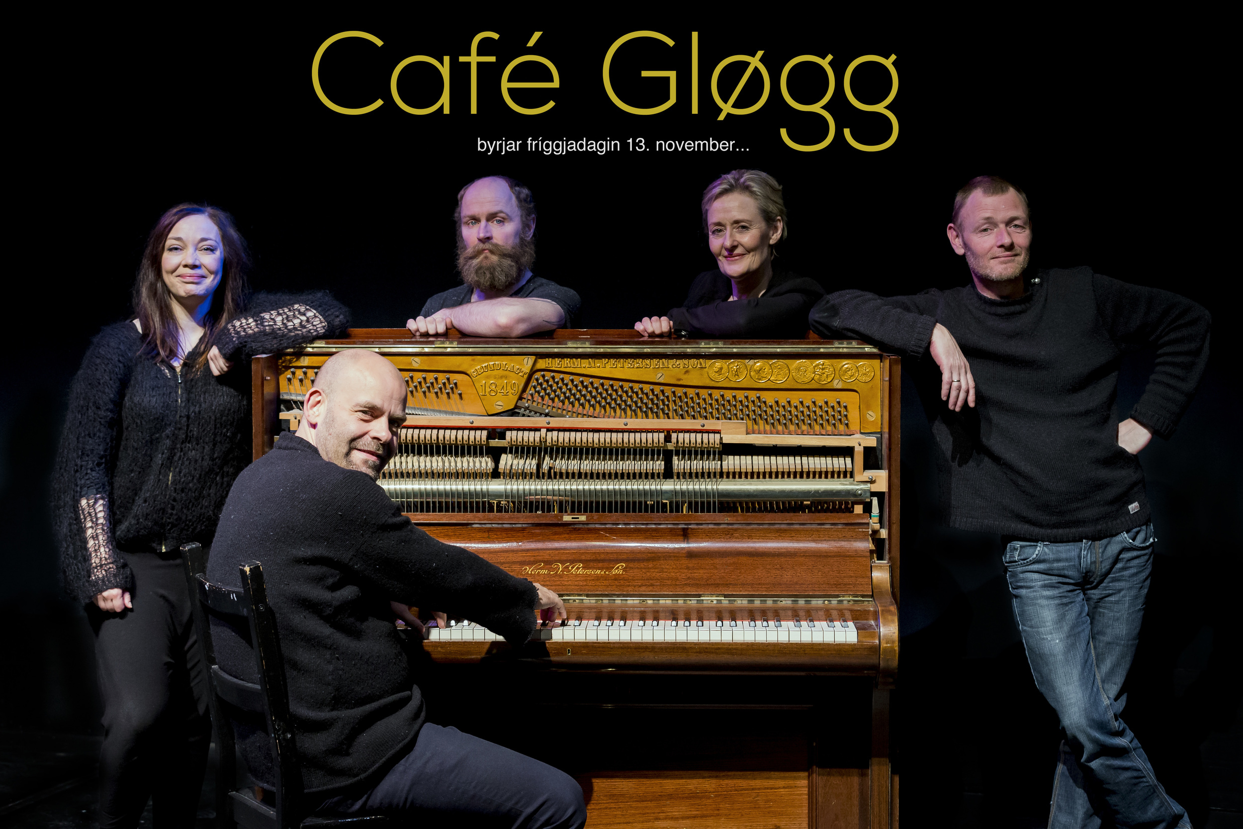 Magnus Johannessen (við klaverið), Beinta Clothier, Nicolaj Falck, Súsanna Tórgarð og Hans Tórgarð