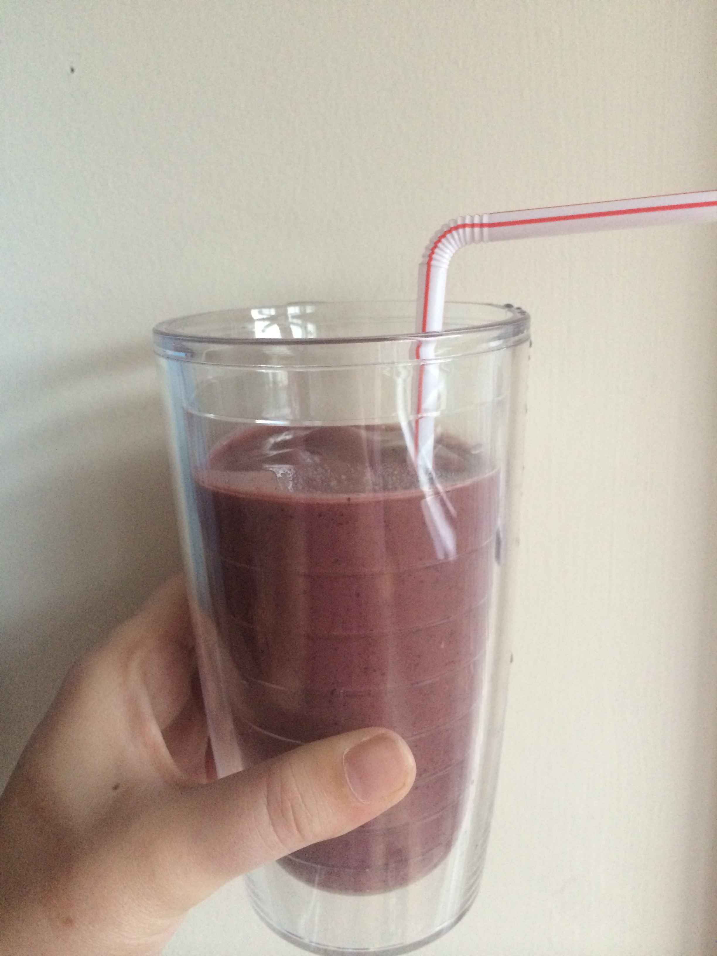 This morning's smoothie