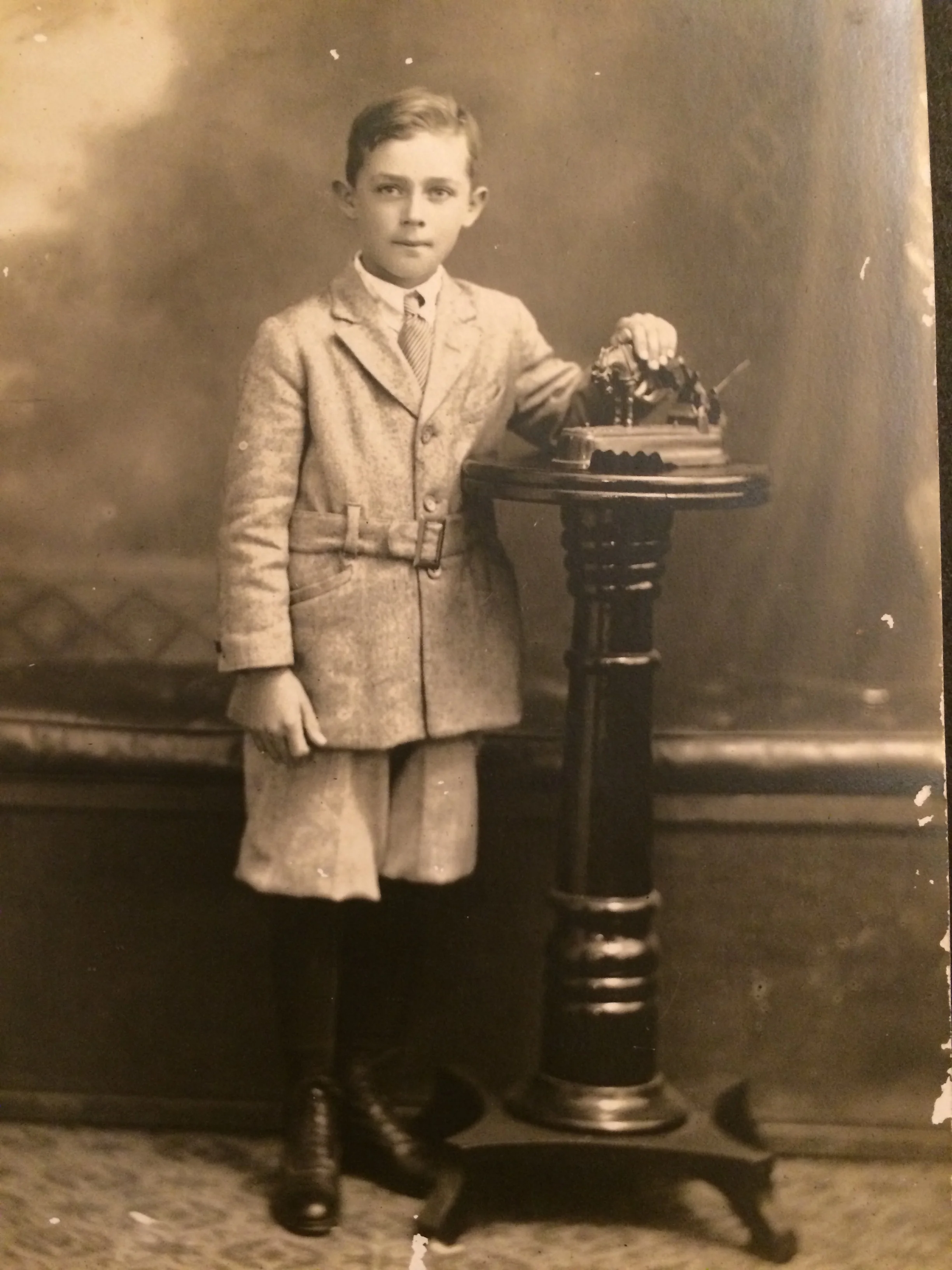 My young grandfather, just around the time he'd lose his eye.
