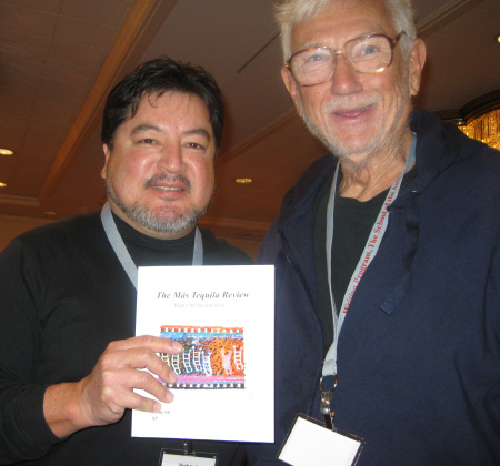 Richard Vargas and Gerald Locklin in Chicago, 2012.