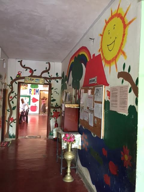 Very colorful entrance