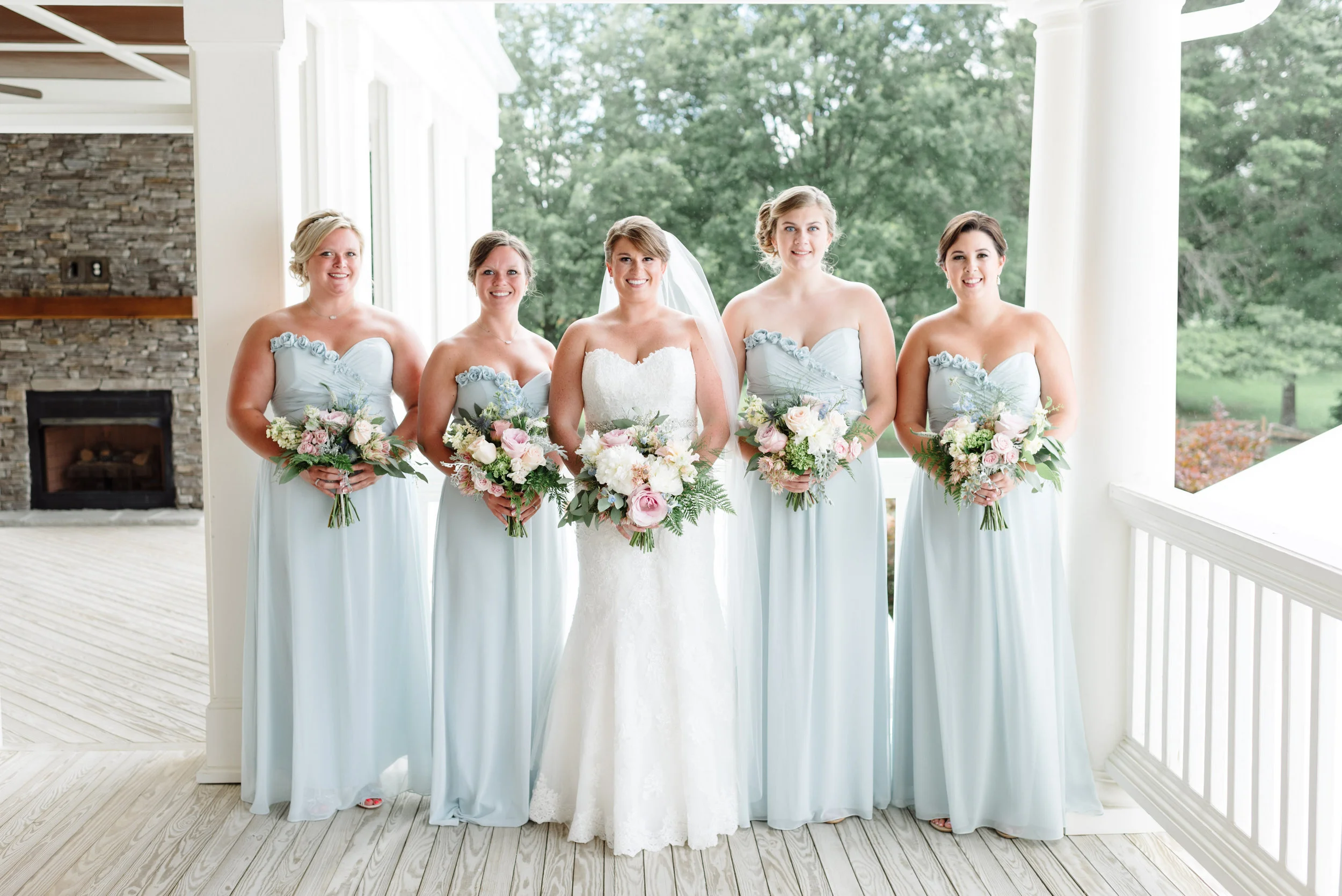 Bowerbird Flowers - bridal party - spring wedding