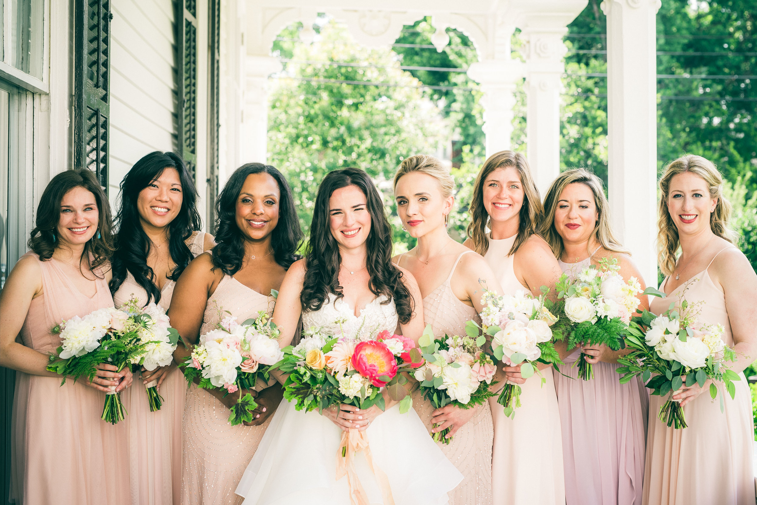 Vesic Photography - Bowerbird Flowers - summer wedding - bridal party