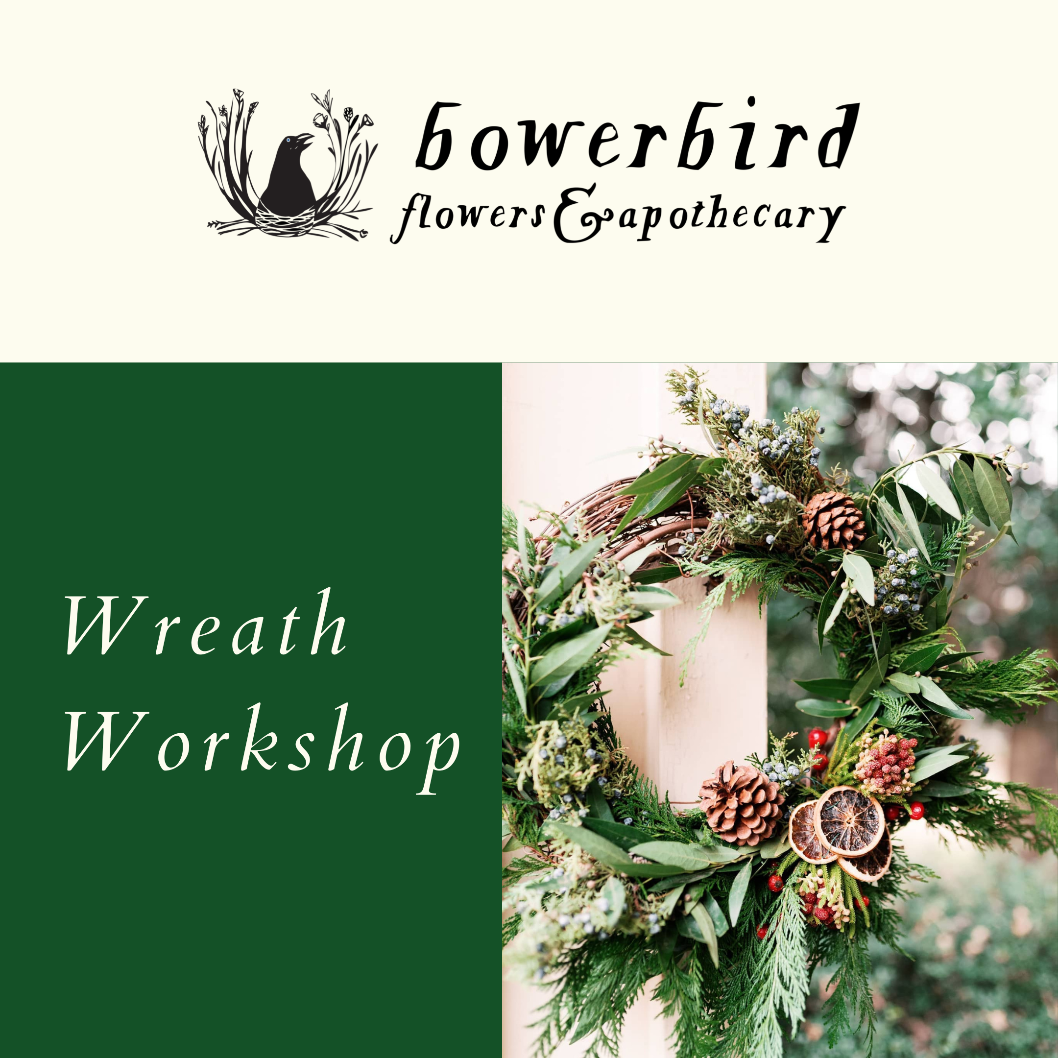Wreath Workshops (multiple dates available)