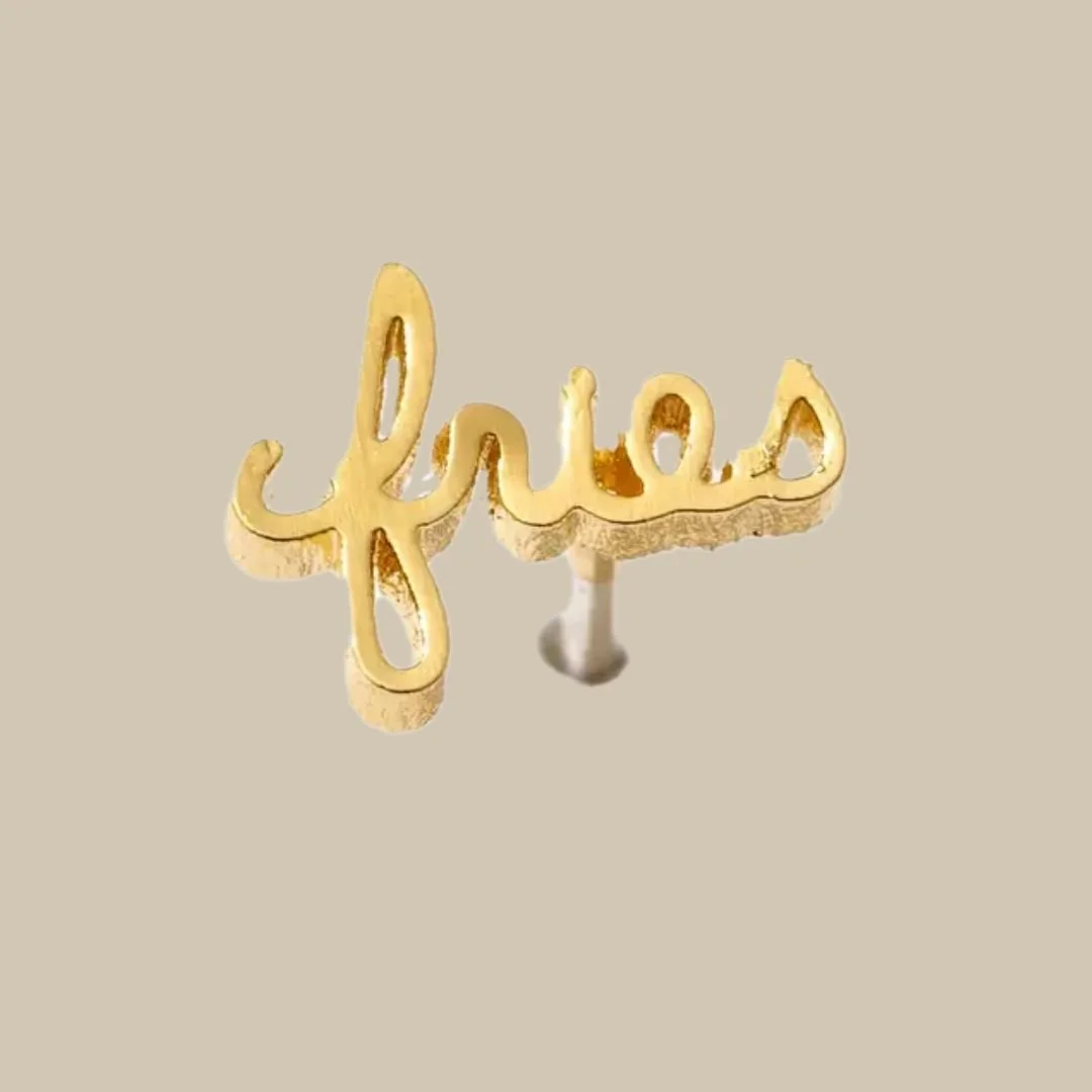 Fries Stud Single Earring