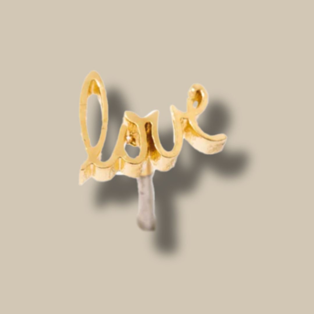 Love Stud Single Earring