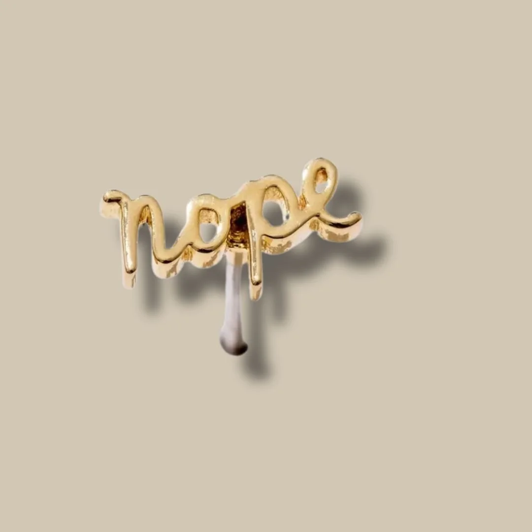 Nope Stud Single Earring