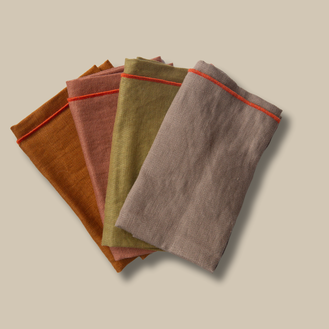 100% Linen Napkins - Meadow Mix (Set of 4)