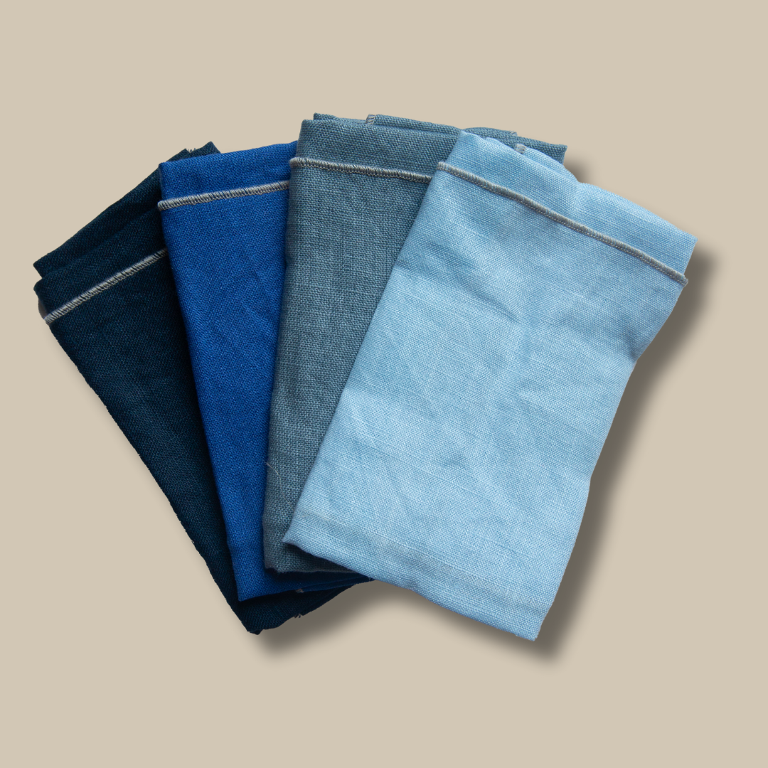 100% Linen Napkins - Paradise Mix (Set of 4)