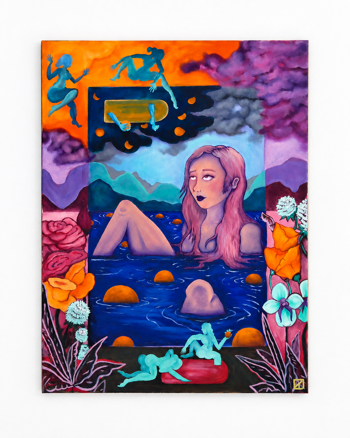 'Fever Dream' 18" x 26" Oil on Canvas. 2025