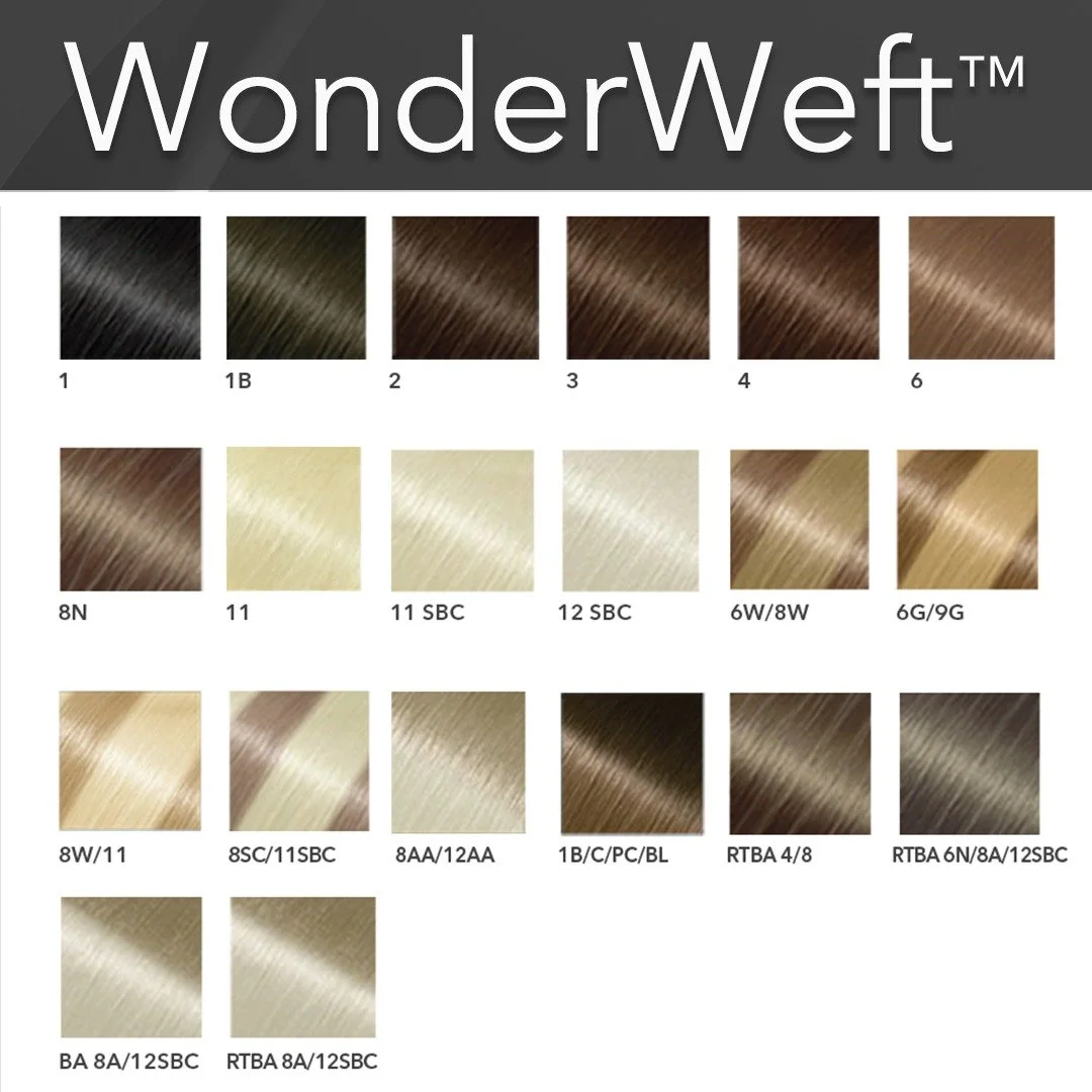 🎨 20 Shades. Endless Possibilities. ✨

Stylists, meet Platinum Seamless&reg; WonderWeft&trade;&mdash;the customizable, cuttable weft that comes in 20 stunning shades across our Natural, Blended, Rooted, and Balayage Collections.

From rich brunettes