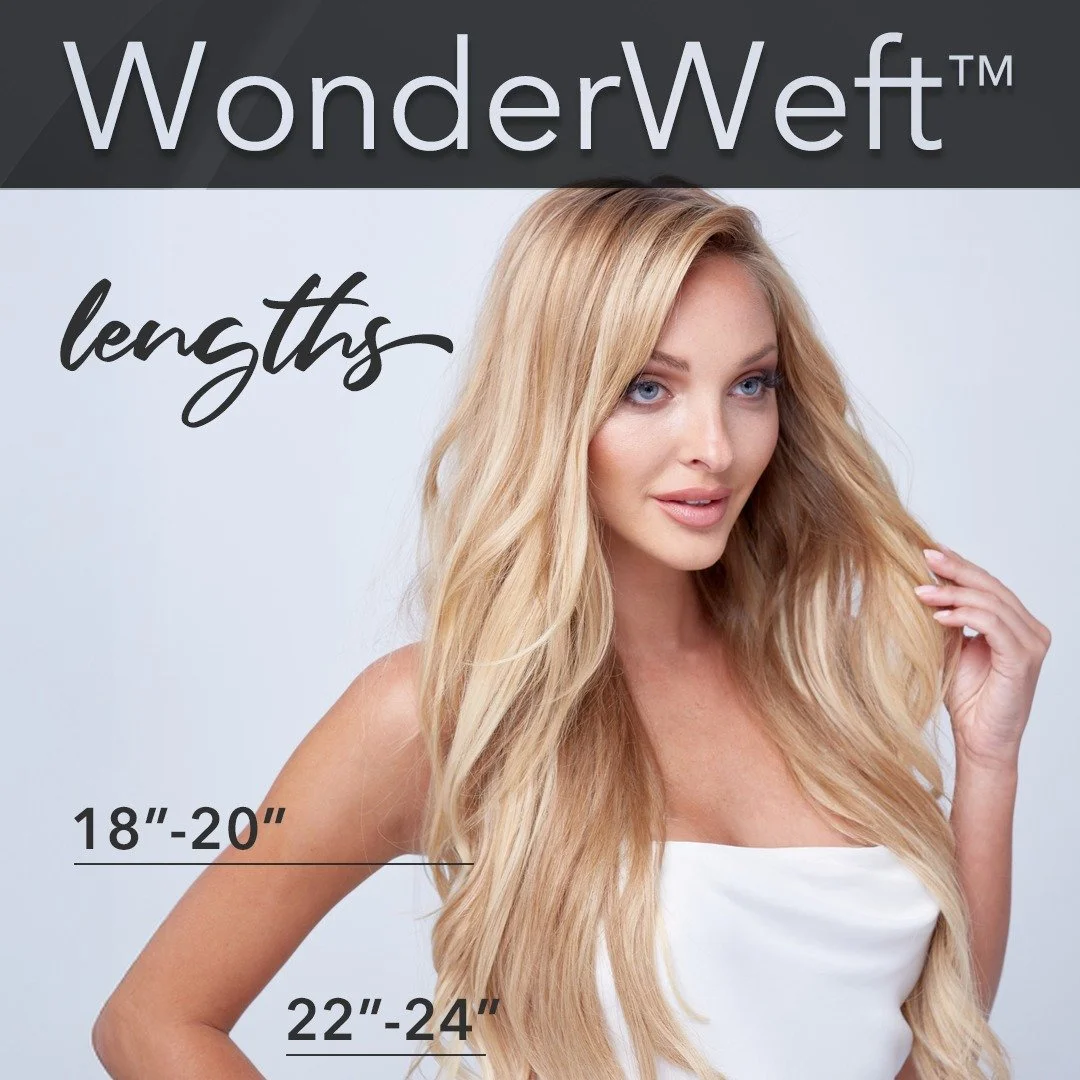 📏 Two Lengths. Endless Transformations. ✨
Stylists, meet Platinum Seamless® WonderWeft™—the customizable, cuttable weft designed for professionals, by professionals. Now available in 18–20" and 22–24" lengths,