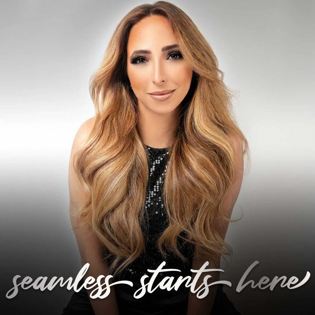 Seamless starts long before the style.
It begins with strategic placement, intentional sectioning, and hair that blends like it was born there. ✨

Give your clients a finish that moves, lifts, and photographs beautifully &mdash; every single time.

S