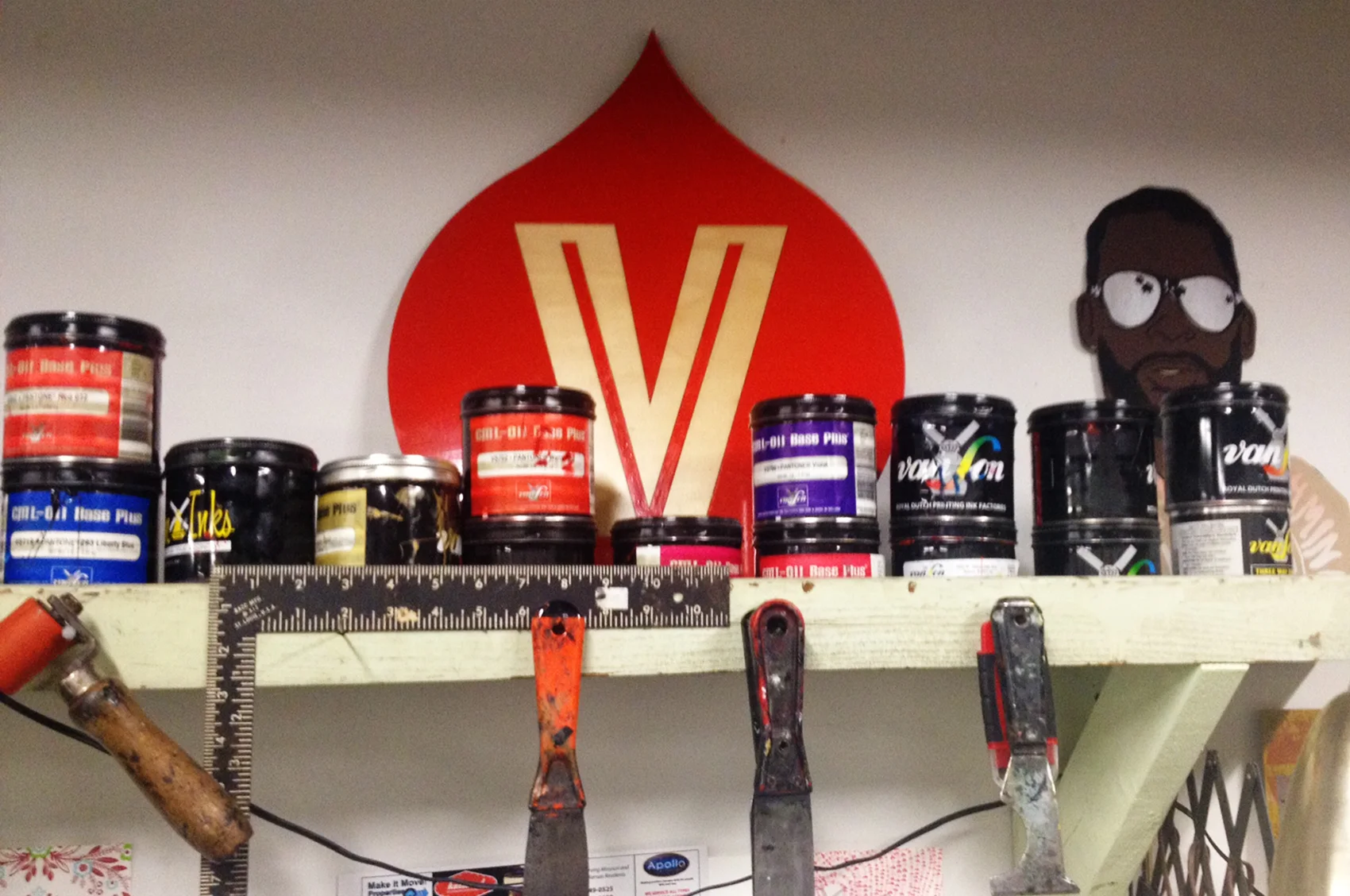 We spent the morning on press at Vahalla Studios with Dan Padavic & his assistants.