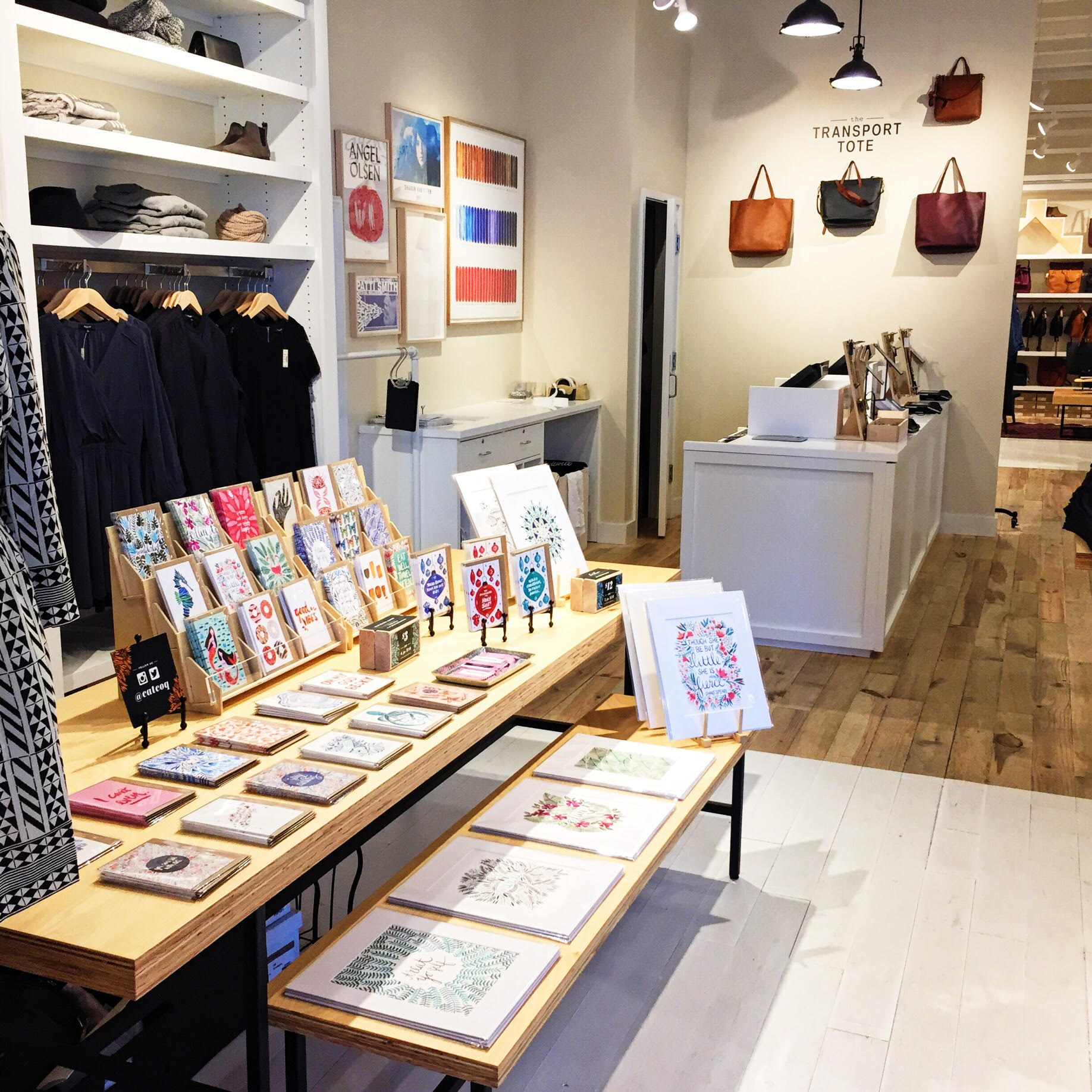 Madewell offered up a prime spot within their store– right in the front!