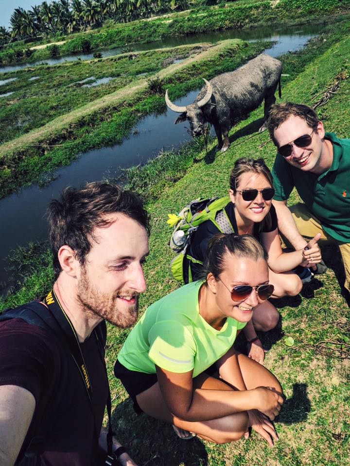 When an opportunity for a legendary selfie arises, you've got to embrace it. (After this, the water buffalo snorted & we all screamed & scattered like leaves.) You crazy, Vietnam. 