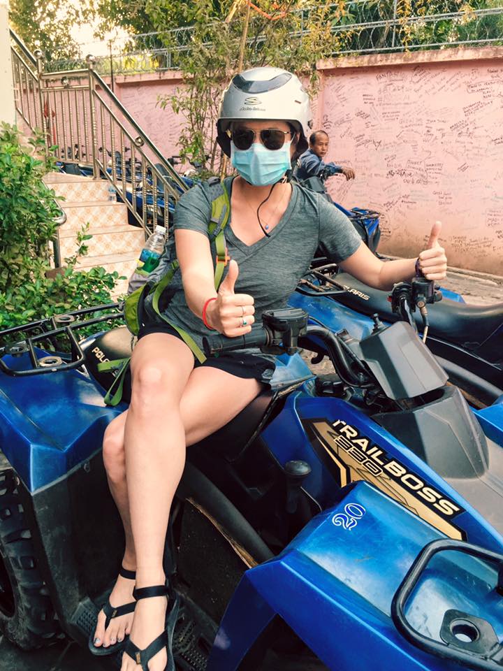 I spent the evening Mad Maxing it through rice paddy fields in northern Cambodia at sunset, dodging the occasional water buffalo & cow. I can't believe I just wrote that sentence.
