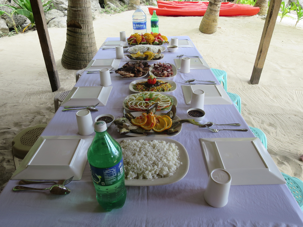 We feasted like island kings.