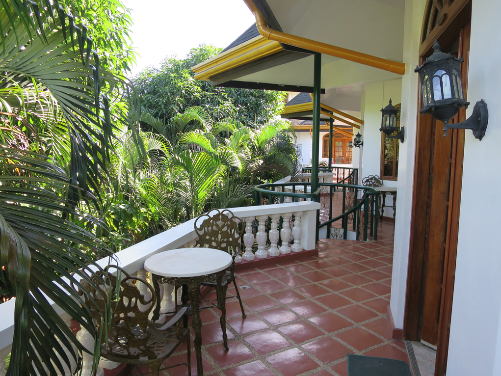 Our glamorous patio.