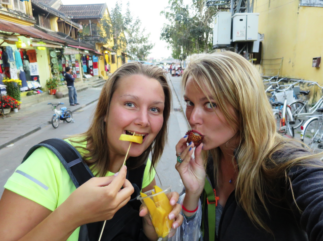 We love street fruit.