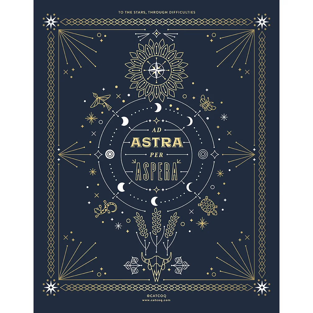 Ad Astra Per Aspera – Digital Art Print