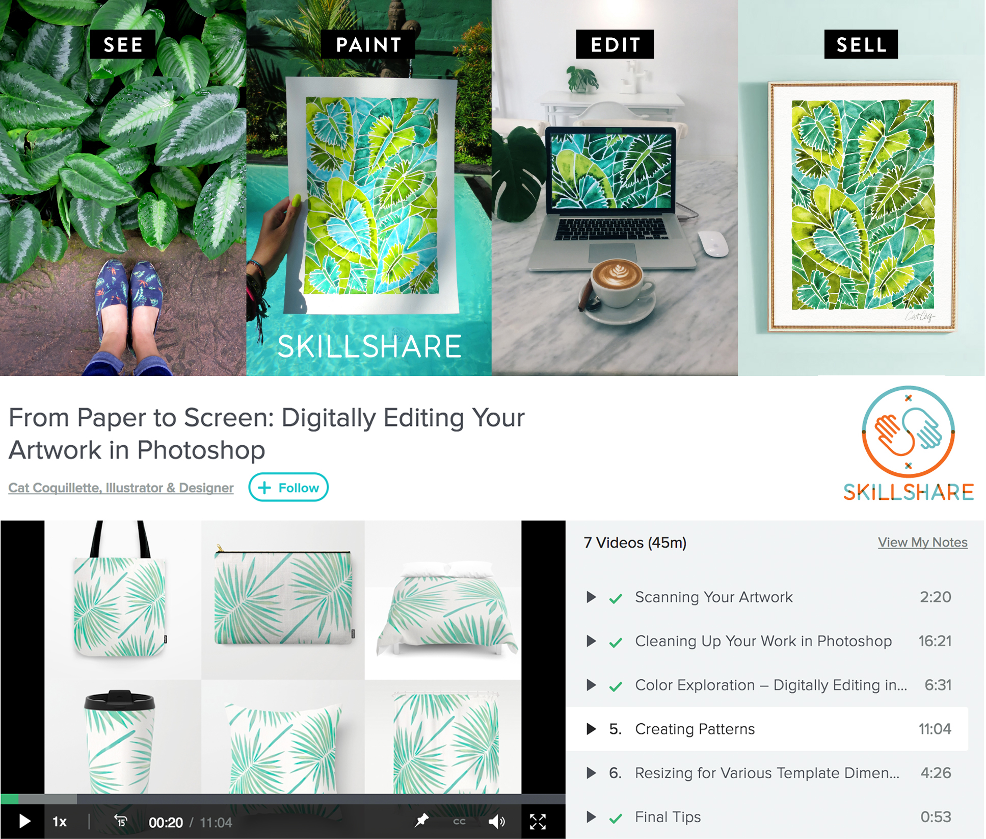 The Top Ten Best Sites to Learn New Art Skills Reviewed by CatCoq for
