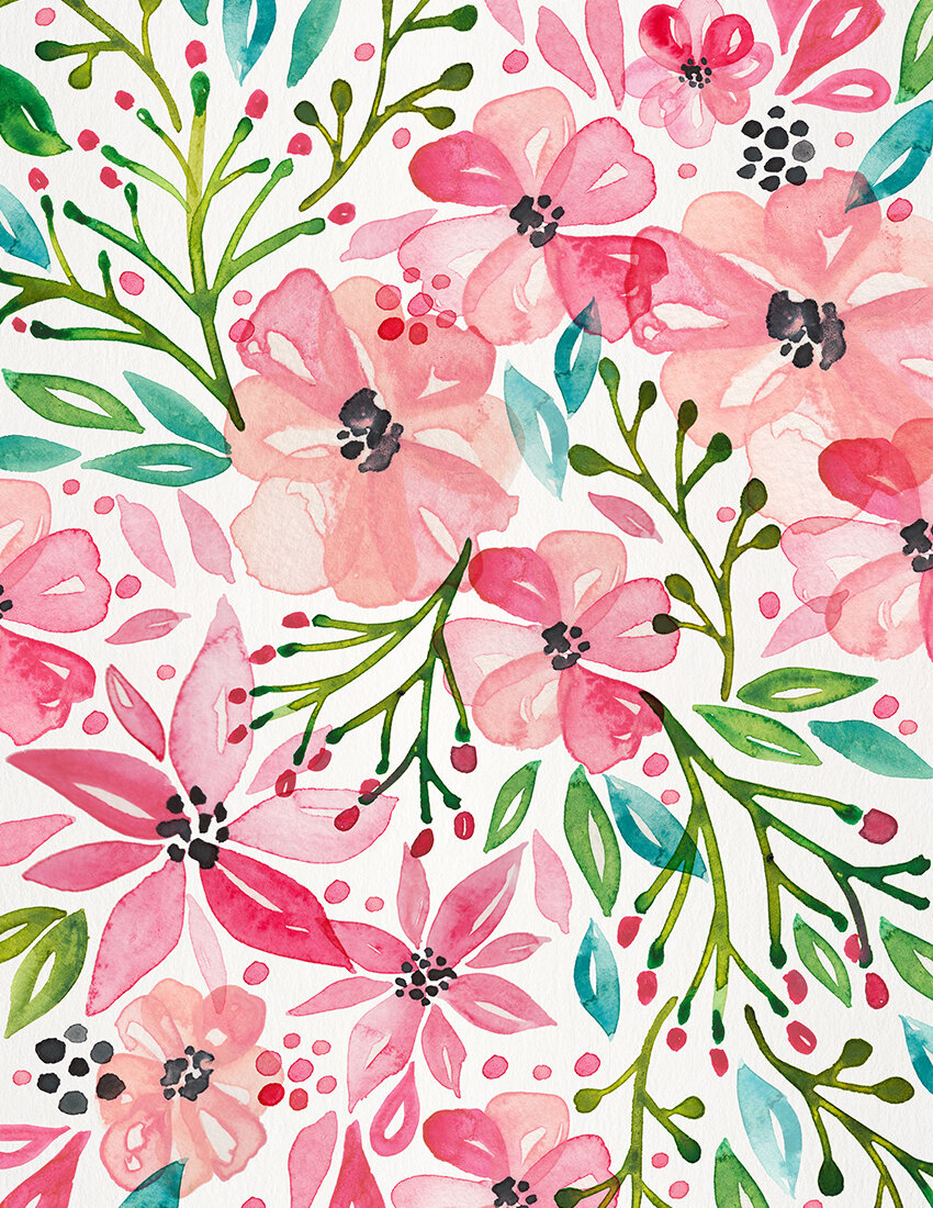 COQ Happy Mothers Day Blooming Florals - Pattern.jpg