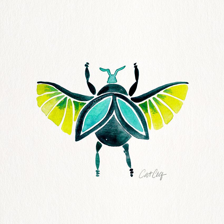 COQ Beetle Collection - Lime Turquoise - Beetle 2.jpg