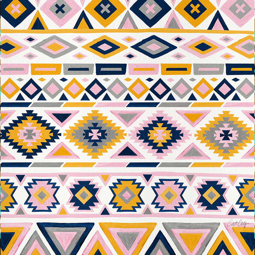 COQ Mixed Tribal Pattern - Marigold Blush.jpg