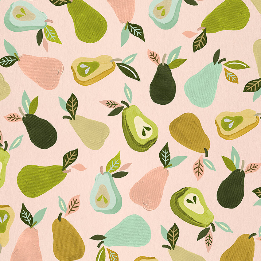 COQ Pears Pattern - Blush.jpg