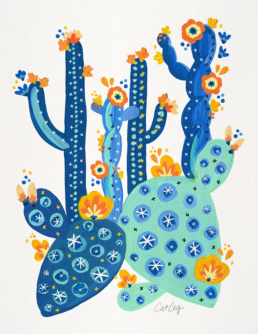COQ Cactus Garden Acrylic - Blue.jpg