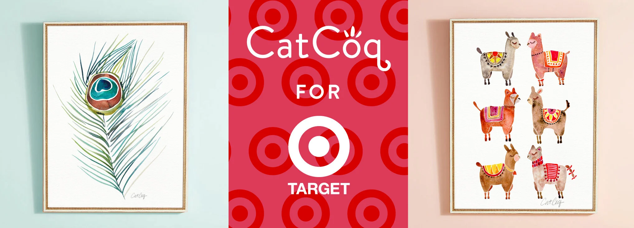 CatCoq Artwork Available in Target with Partner Americanflat — CatCoq
