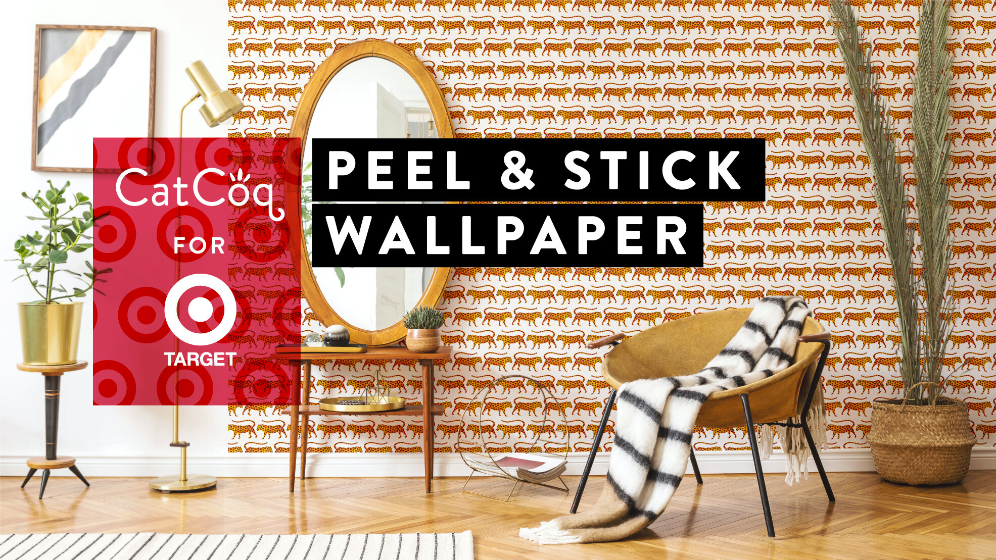 Big Cat Walk Peel and Stick Wallpaper  Wallpaper Your World