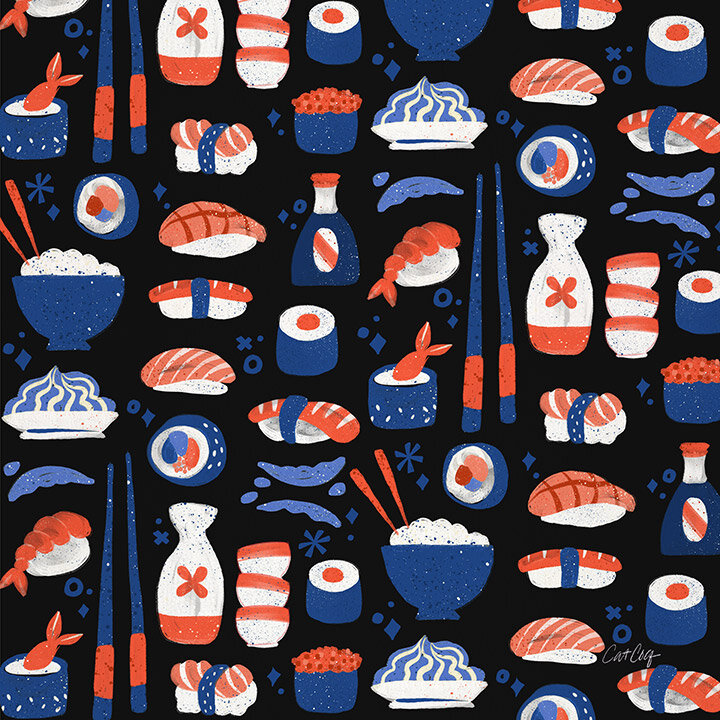Charcoal-SushiDreams-pattern.jpg