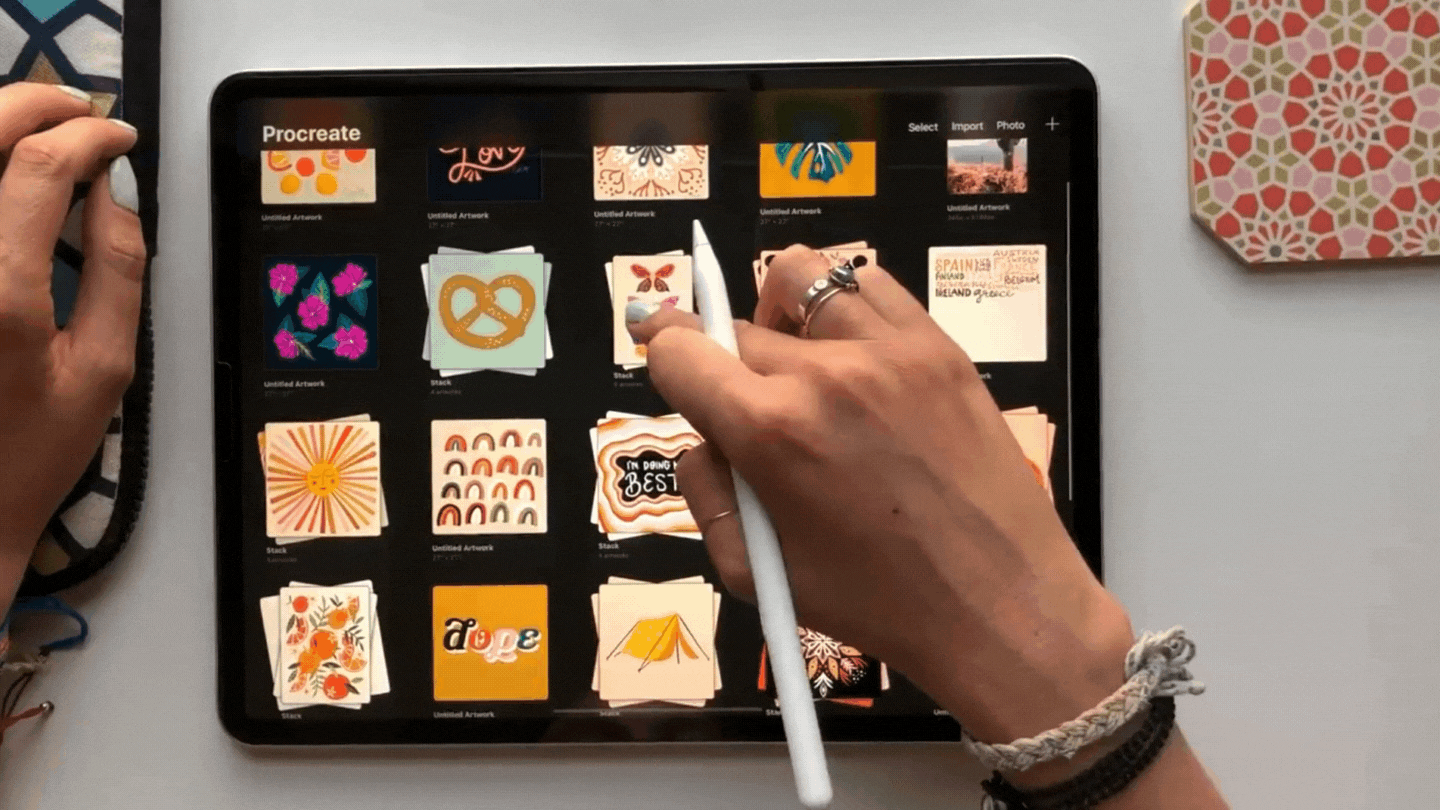 A beginners guide to creating GIFs with Procreate! 