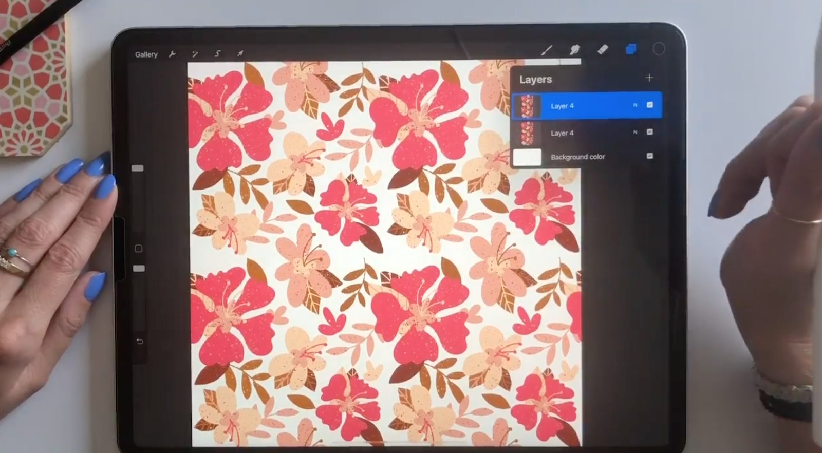 How to Make a Seamless Pattern in Procreate — CatCoq