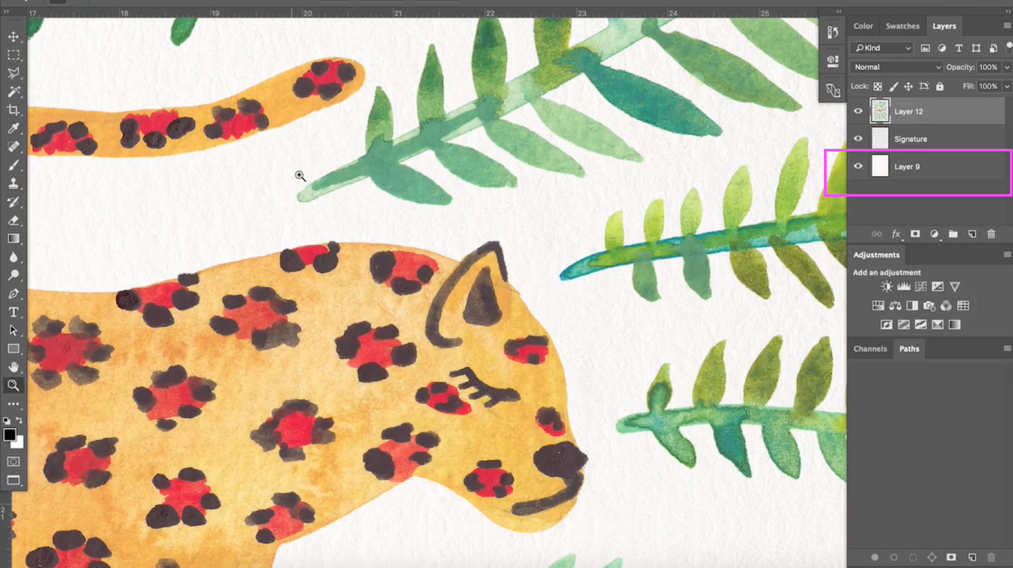 How to Add a Paper Texture Background to Digital Illustrations — CatCoq