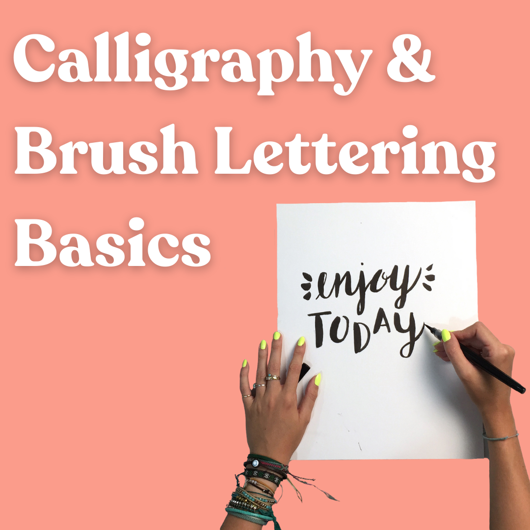 Hand Lettering Bundle Learn Brush Lettering Modern Calligraphy for