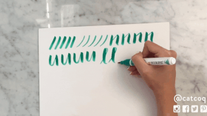 Calligraphy and Brush Lettering Basics — CatCoq