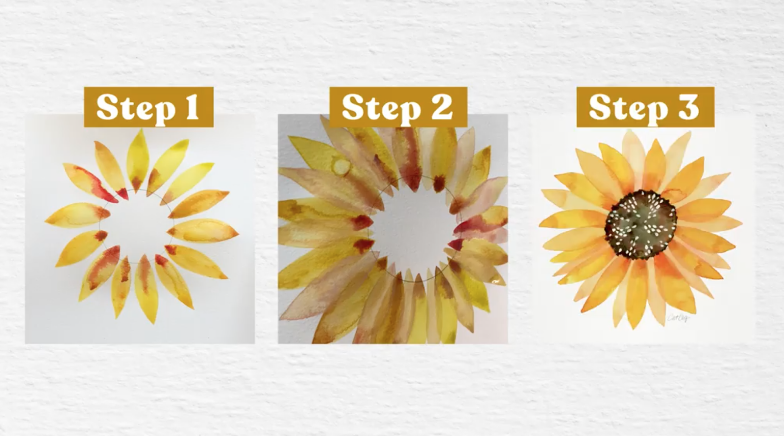 Easy Watercolor Flowers Step By Step Easy Watercolor Flower Tutorial