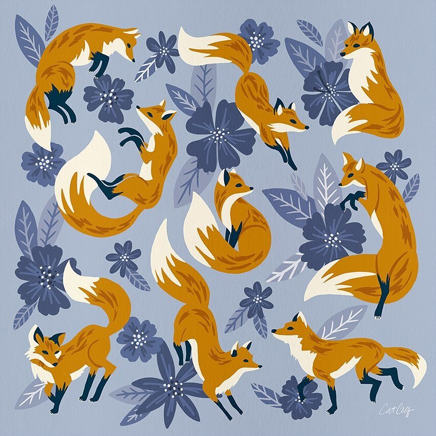 My critters &amp; blooms mini collection consists of three designs: squirrels, foxes &amp; bunnies. Collections of 4 are the sweet spot, so I&rsquo;m brainstorming one more animal to make this collection complete. 

Ideas: 

🐿️ chipmunks

🐷 pigs

?