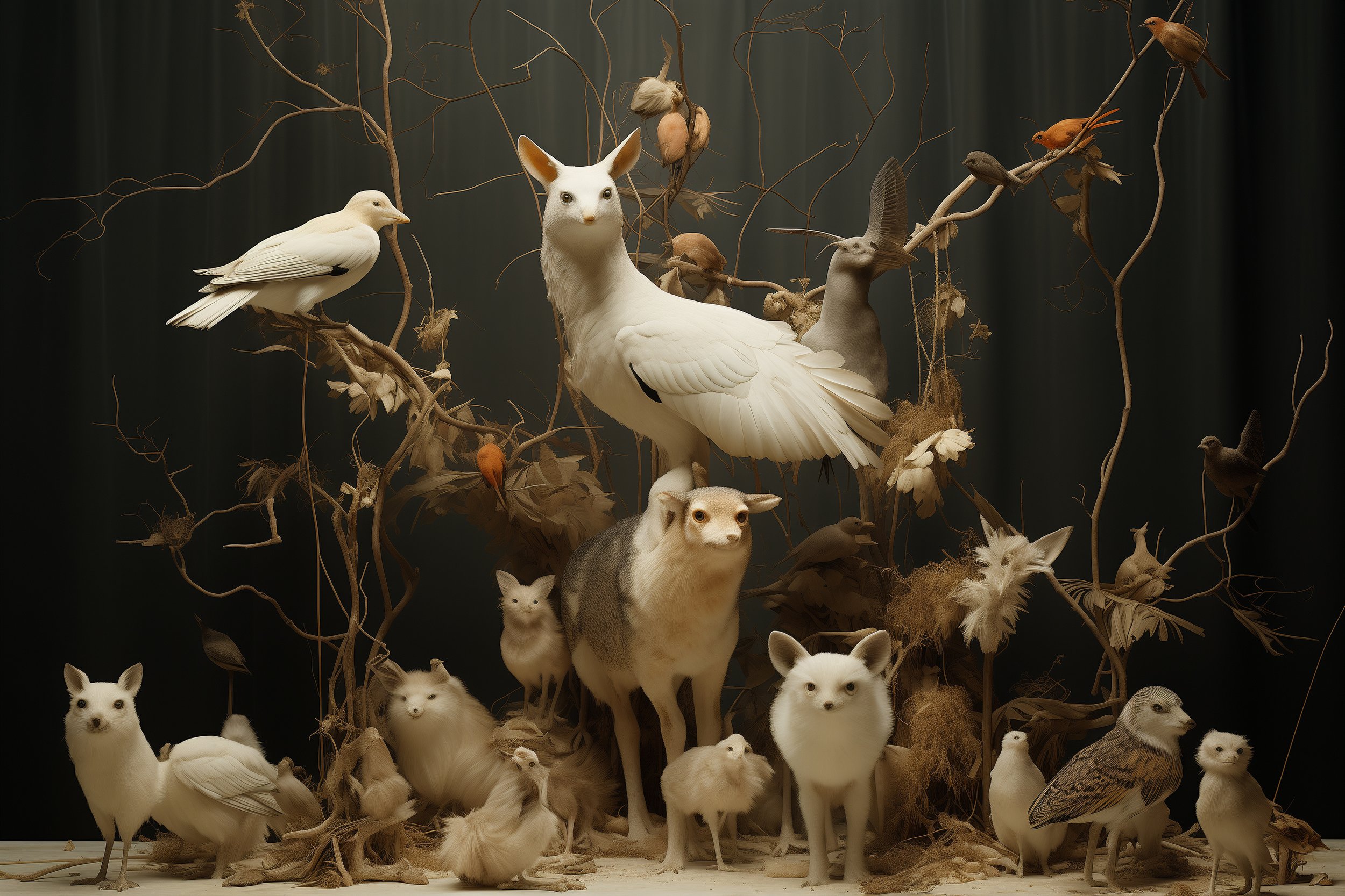 Synthetica Naturae - Art by artist Diddo | Digital Taxidermy | AI Generated Nature | AI art