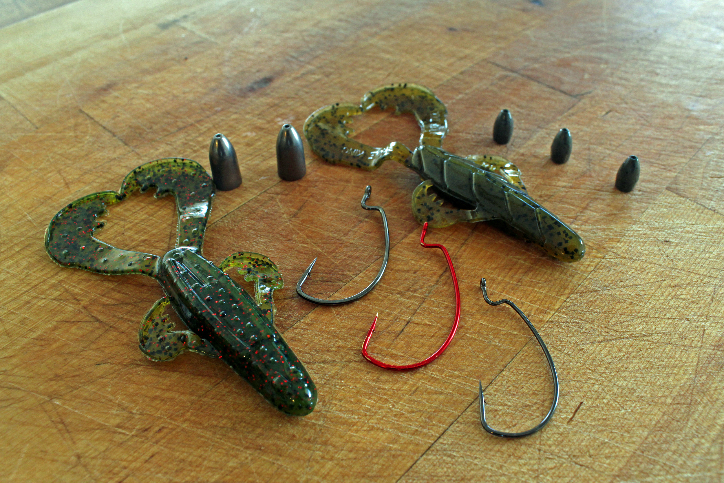 Fishing Lure Kit Texas Rig Tackle Baits,Including Fishing Soft