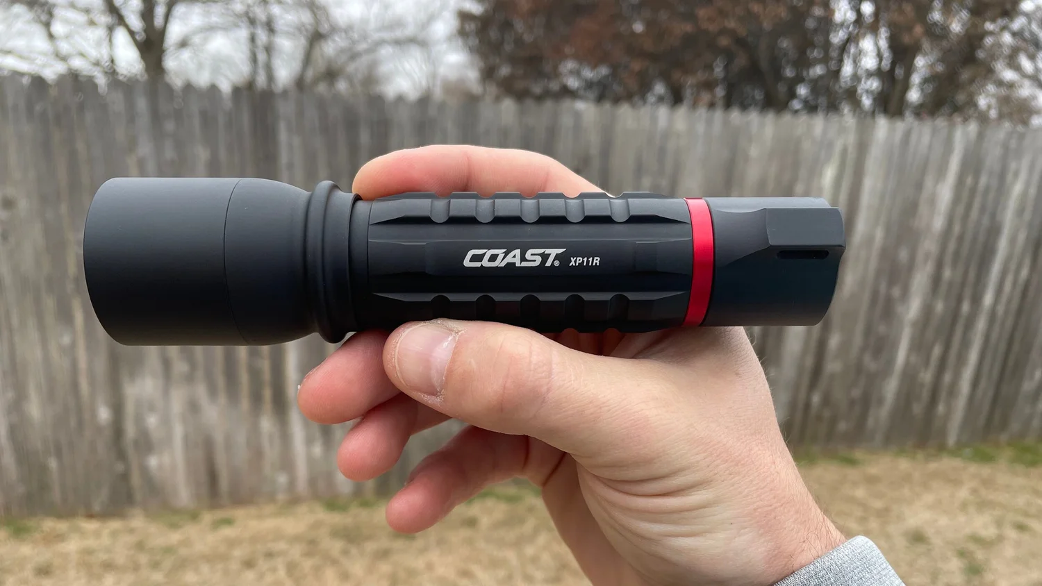 coast xp11r rechargeable led flashlight 2600 Lumen USB-C with Slide Focus and Pure Beam Focusing Optic, 4 Light Modes, Red Cut through deep darkness Coast XP11R Review Texas