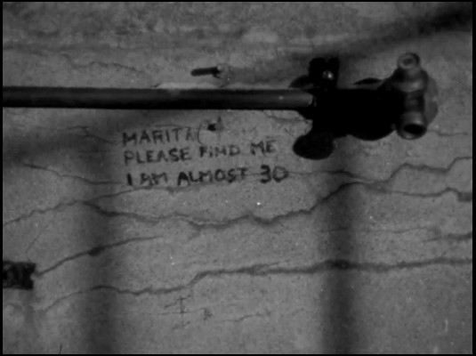 Still shot from NFB documentary "Ladies and Gentlemen, Mr. Leonard Cohen", available here .