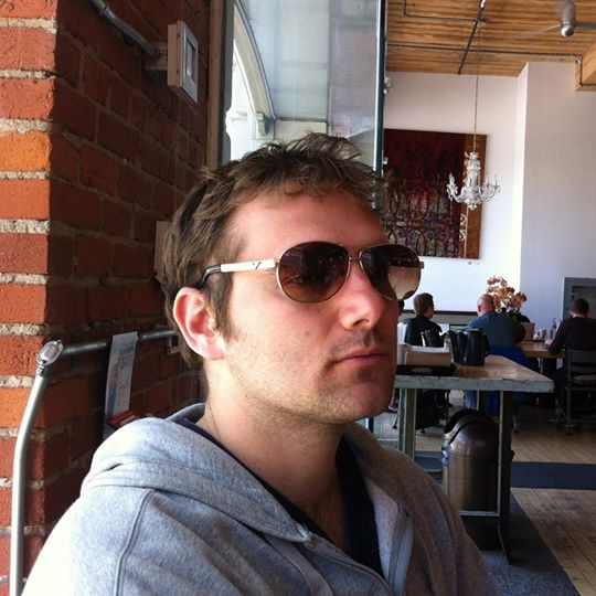 Andrew stopped writing long enough to take this photo.