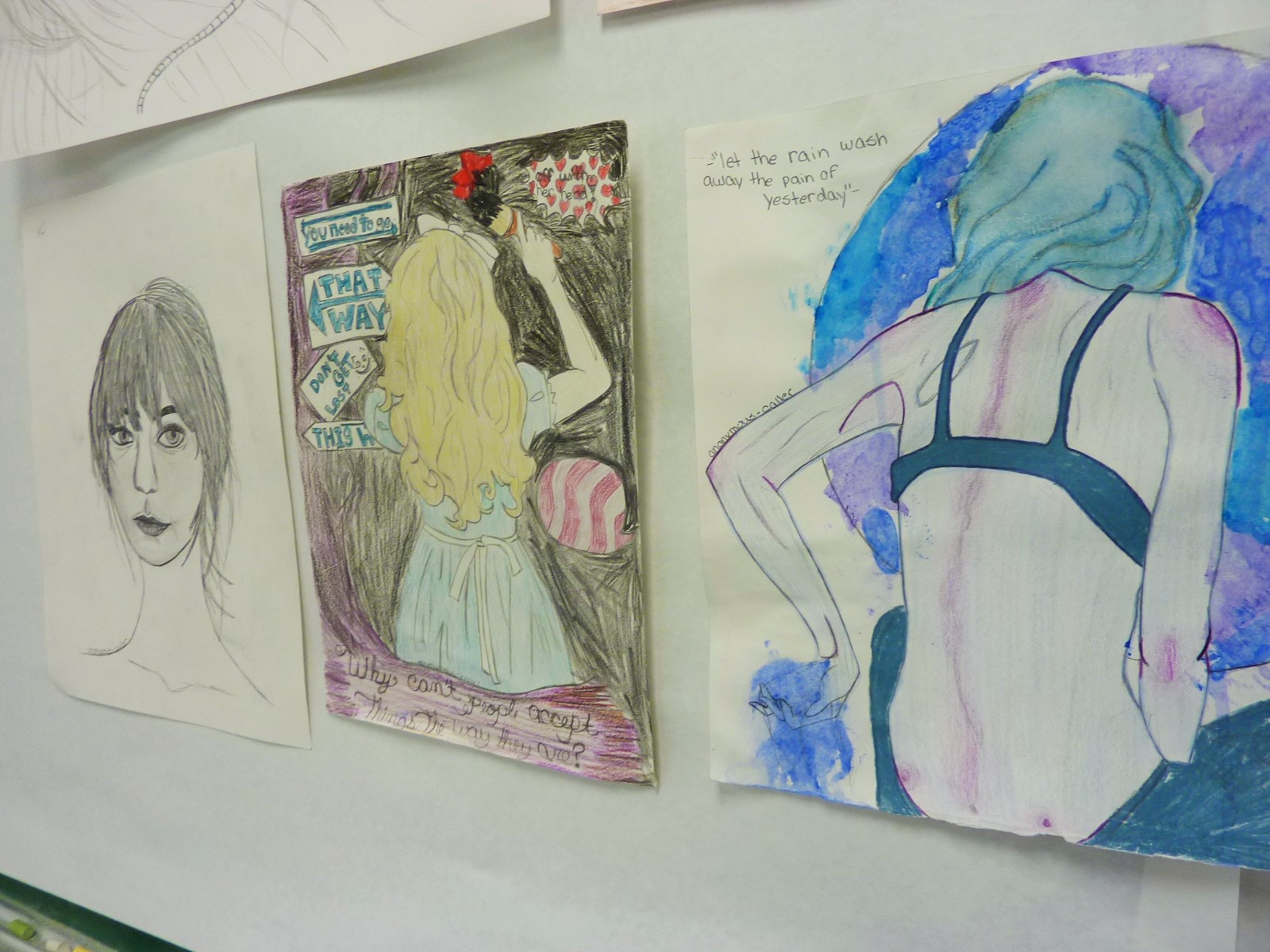 Katie/ projects: self portrait/ children illustration/ mythical creature