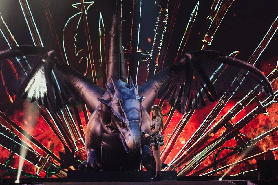 Hero the Inflatable Dragon Puppet 