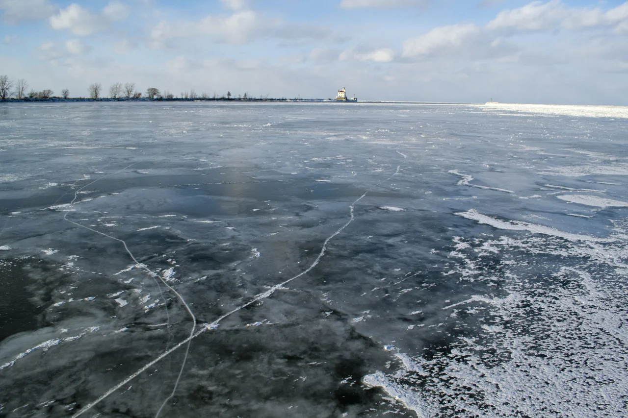 Fairport Harbor. January, 2014. 
